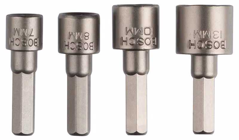 Set di chiavi a bussola Bosch fai da te 4 pz. 1/4" (
