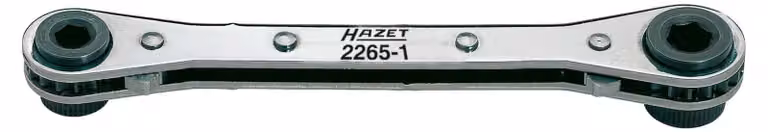 Hazet 2265-1 Ratchet 1/4 (6.3 mm), 5/16 (8 mm) 140 mm