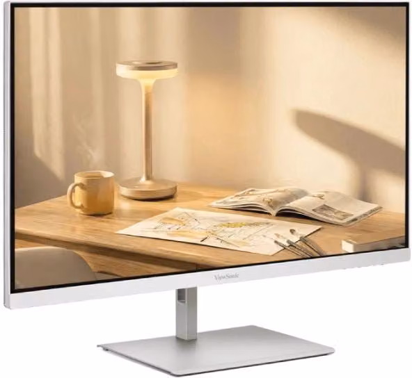 Monitor EIZO VP2766-2K-W da 27 pollici QHD IPS con frequenza di 120Hz, USB-C e colore bianco