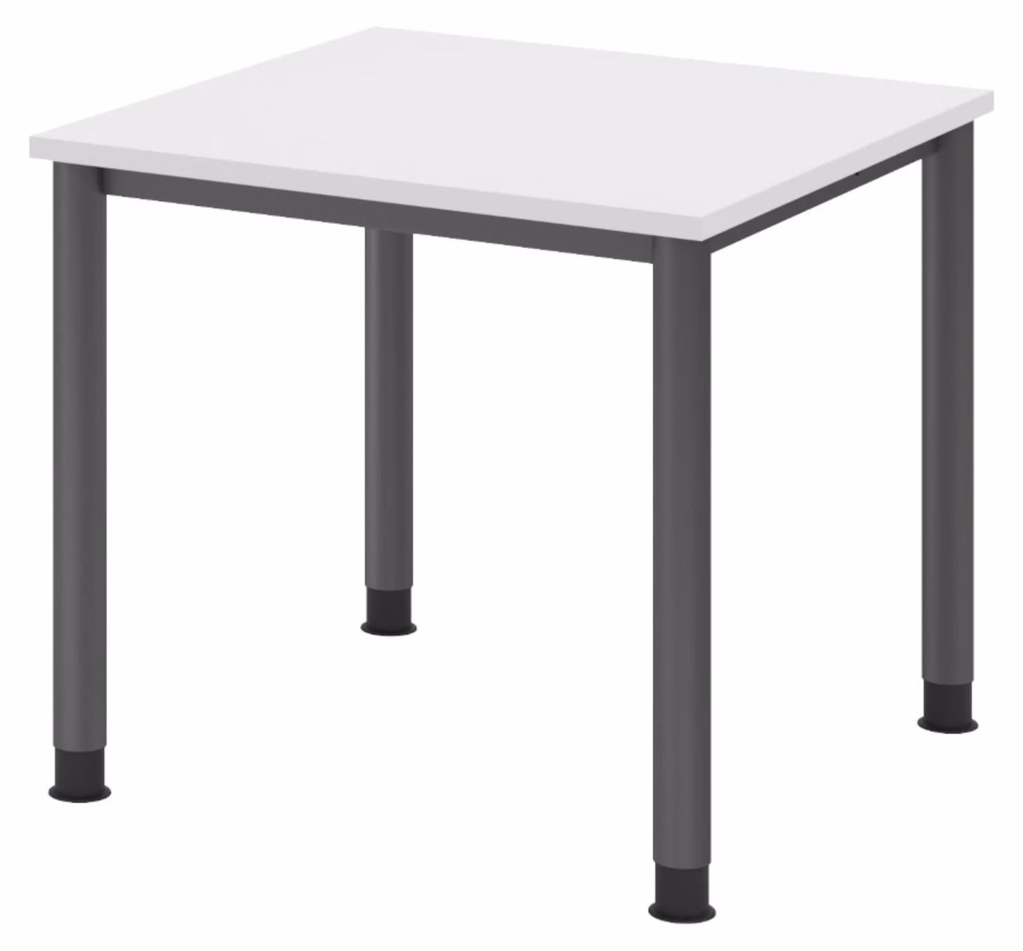 Scrivania bümö Serie H - Dimensioni: 80 x 80 cm, Finitura: grafite, Struttura: grafite