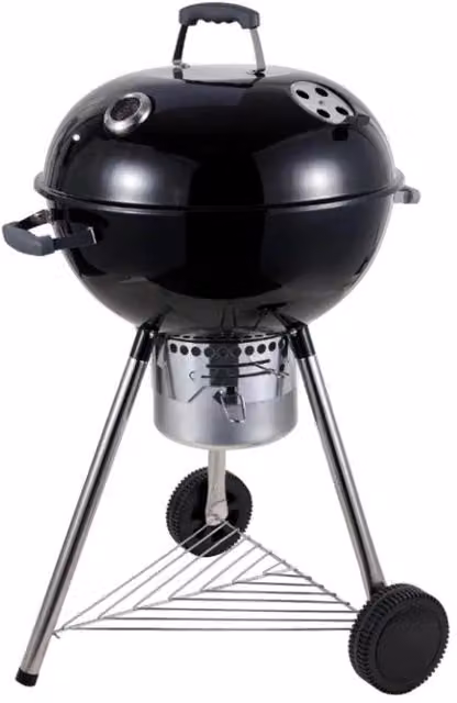 Billy barbecue carbone 70x58x102 cm griglia 54 cm termometro ganci portautensili