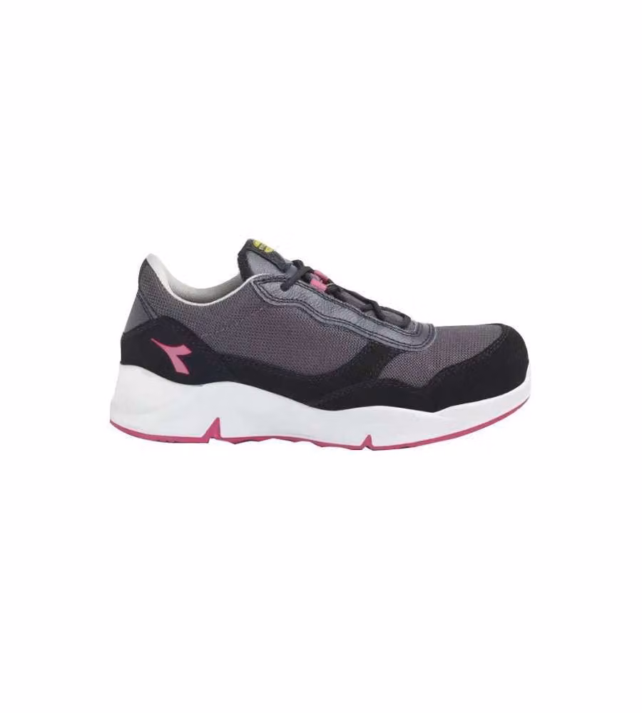 Scarpe Athena Esd Text Nero Basse 36 S1P Diadora
