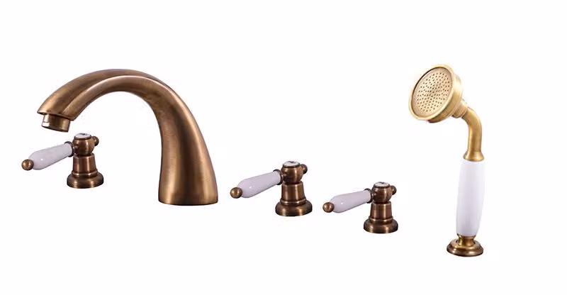 Slezák-RAV Miscelatore per bagno Slezák RAV Morava MK569PSM Colore: ottone vecchio, Dimensione: 1/2''