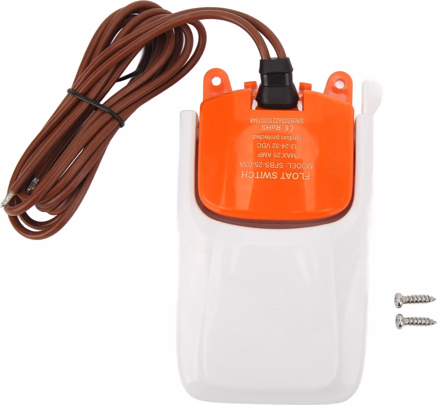 Interruttore a galleggiante per barche, 12 V, 24 V, 32 V, buona tenuta, pompa di sentina automatica per barche