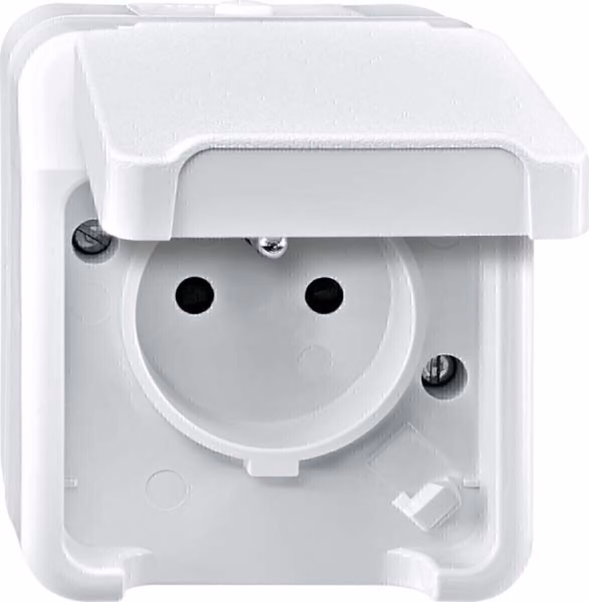 Inserto per presa di corrente grigio chiaro MEG2500-8029 (MEG2500-8029)