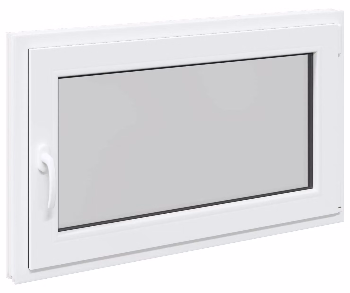 Finestra per Soffitta RISOR 100 x 70 cm PVC e Vetro Bianco