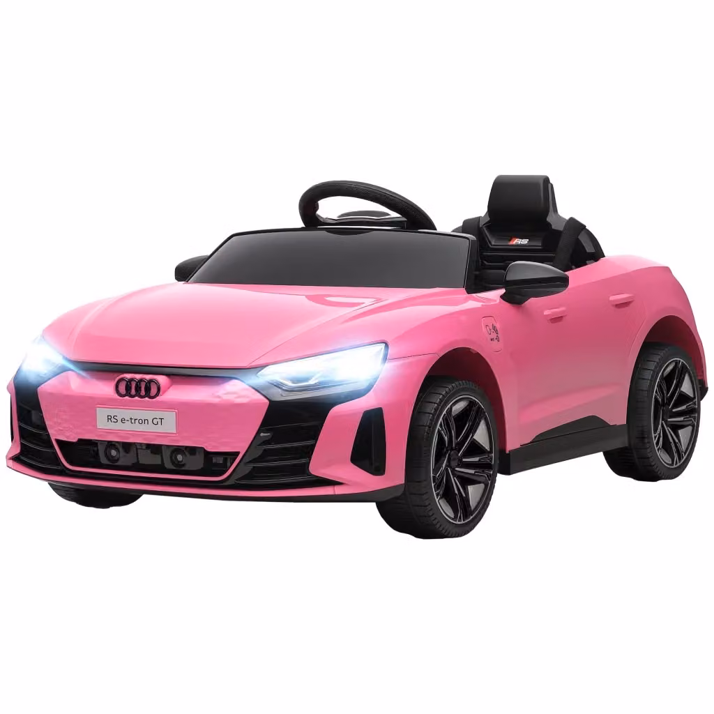 Auto elettrica per bambini Minimal 12V con telecomando e funzioni sonore e luminose, colore rosa – 2