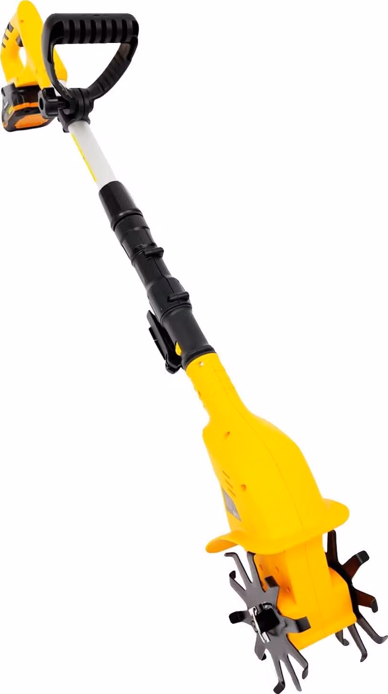 Motocoltivatore manuale, funzionamento a batteria da 20 V, lunghezza regolabile, come da figura