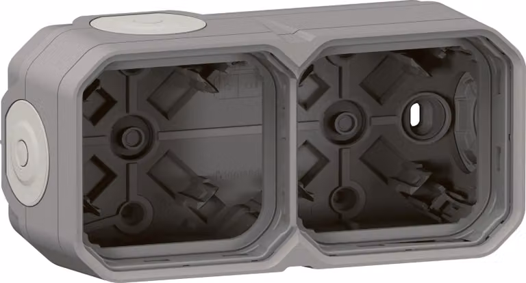 Legrand Plexo NEW custodia a 2 vie 069672L orizzontale e verticale grigio 1 (069672L)