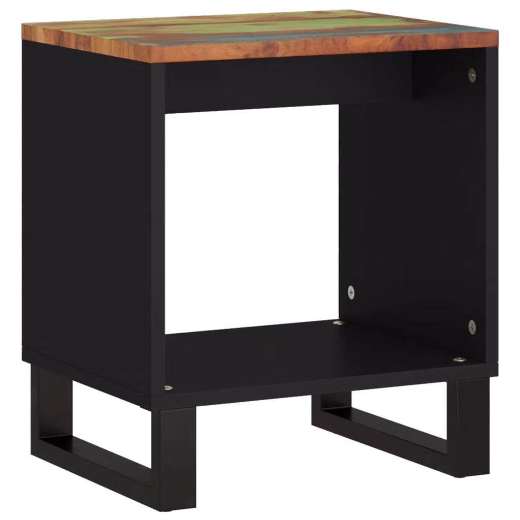SYFAX™ Tavolino Soggiorno 40x31x46 cm Massello Recupero e Multistrato
