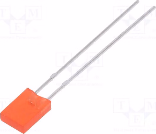 5 LED, dimensioni 5x2x7,15 mm, angolo di emissione 130°, ad angolo retto, 70÷120 mcd, colore rosso. LL-253VD1F-1B, diodi LED a montaggio superficiale (SMD)