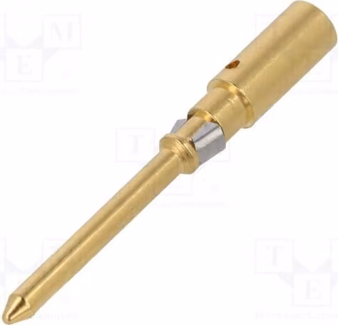 1 connettore Harting, 2,5 mm², maschio, placcato in nichel, tensione nominale 10A, 2 μm, codice prodotto 09150006126