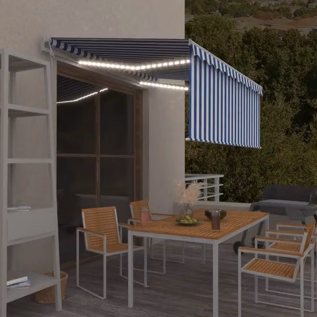 Tenda Automatica con Sensore Vento 3,5x2,5m Arancione Marrone 3069291