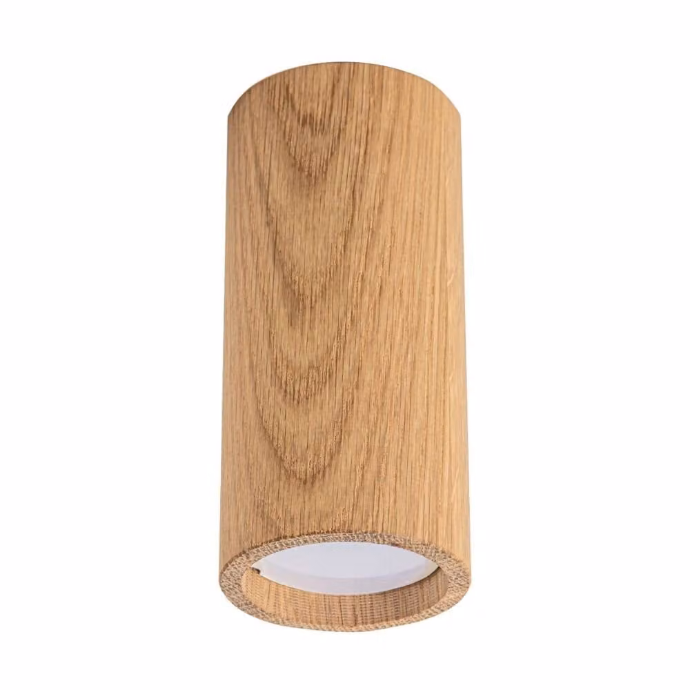 Faretto spot Oak in legno chiaro 1xGU10x50W, dimensioni: 13x6x6 cm, IP20, Zuma Line