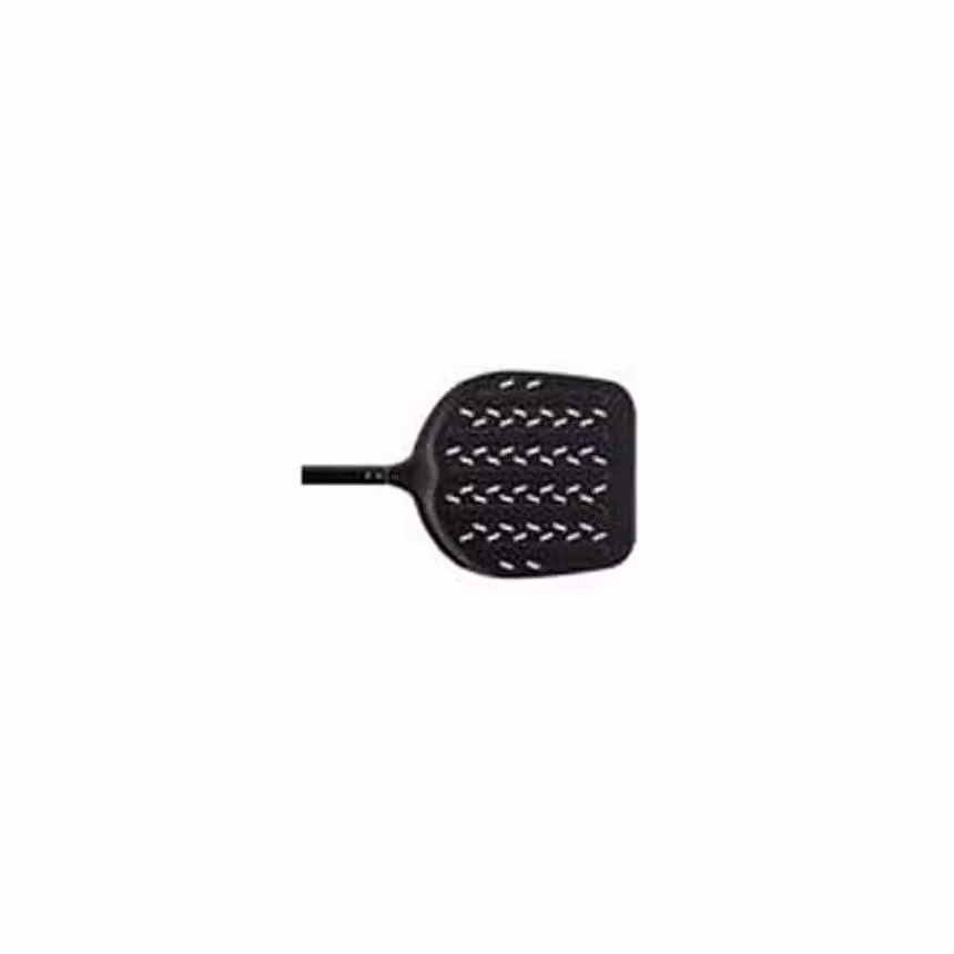 Pala Pizza Forata Lilly Codroipo 1026-36 in Alluminio Anodizzato Nero, Diametro: 36 cm, Altezza: 170 cm – 2