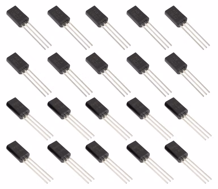 40 transistor bipolari 2SA1013, 2SC2383, con package TO-92