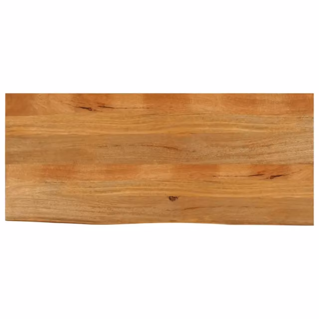 Dessus de table à bord vivant 140x60x2,5cm bois massif manguier