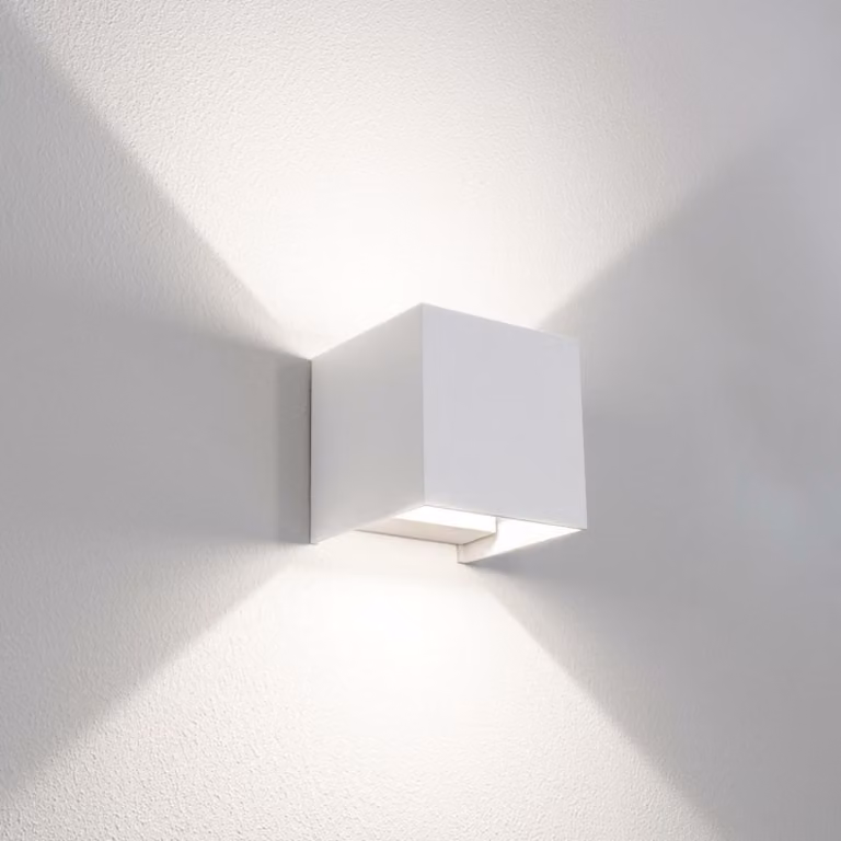 CENTURY QUADRATO, lampada da esterno a LED, illuminazione verso l'alto/verso il basso, bianca, 10 W, 3000/4000/6500 K, grado di protezione IP65