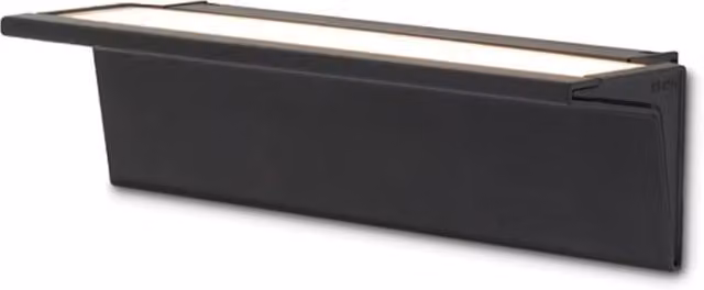 Applique Nemo Lighting Zena in metallo nero con tecnologia LED dimmabile