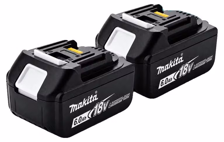 Batteria ricaricabile, capacità 6,0Ah, compatibile con gli utensili 18V LXT, confezione da 6Ah (2 batterie), 18V