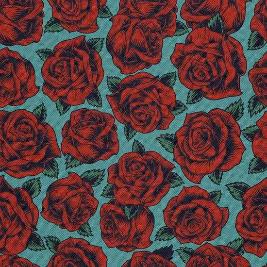 Tovaglia - Copritavolo idrorepellente - Proteggi il tavolo - Design idrorepellente - 140 x 240 cm - Rose rosse