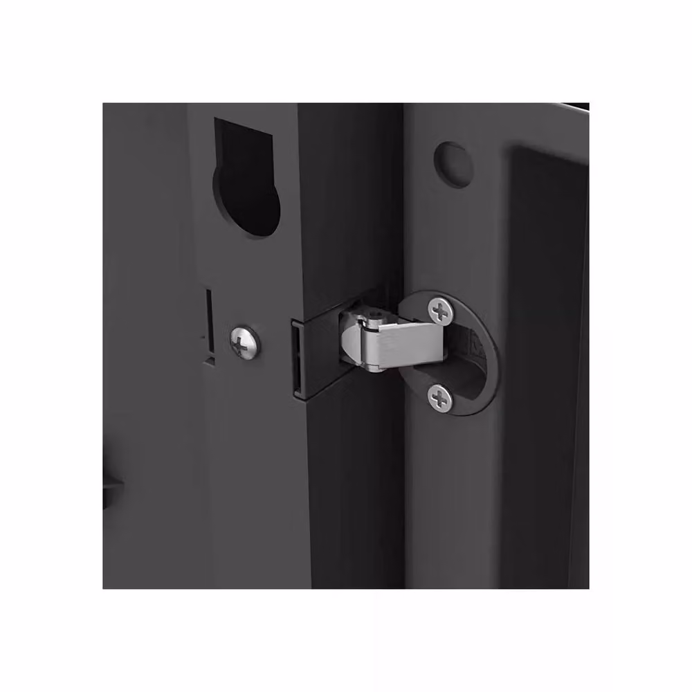 Armadio da giardino Keter XL Garage in resina nero con ante a battente e ripiani interni H: 188 cm – 2
