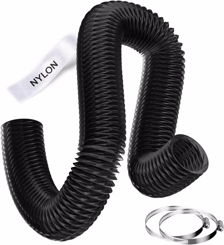 Tubo flessibile per condotti d'aria, resistente al calore, diametro 75 mm, lunghezza 3 metri, ideale per la cucina