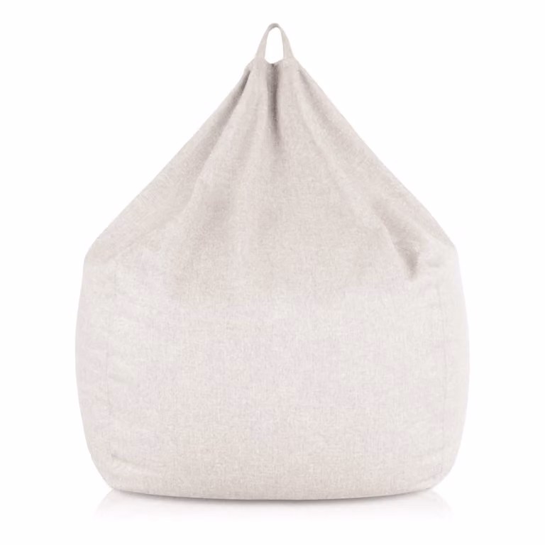 Poltrona sacco Pouf Piuma Bianco S