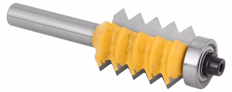 Fresatrice per legno con 8 mandrini - Set di frese 8 mm/6 mm - Fresatrice per legno con molteplici lame - Materiale in metallo duro resistente - Taglio pulito e senza schegge - Adatta per un uso prolungato