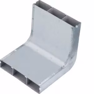 Hager UKK190383, zinco, acciaio, conforme a EN50085-2-2, 190 mm, 200 mm, 38 mm