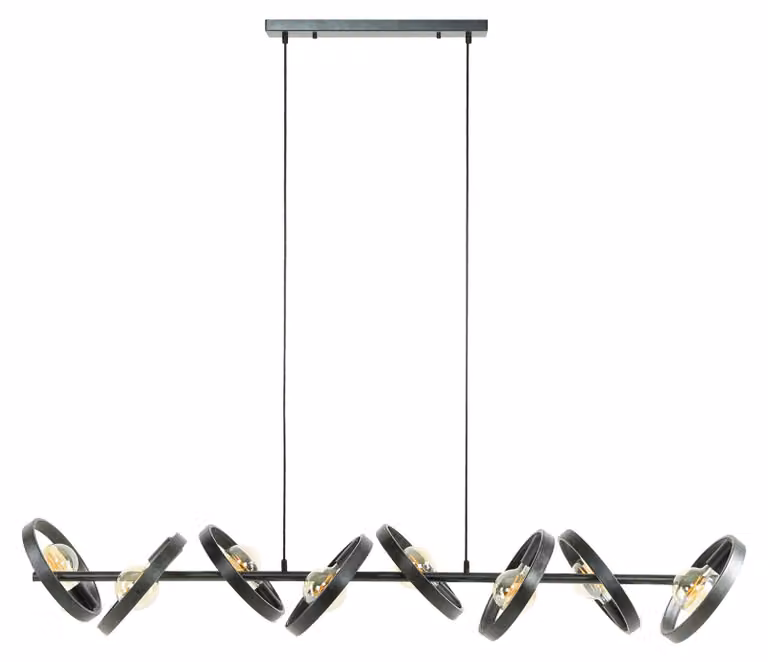 Lampada da soffitto FURNLUX Hover antracite 160 cm / Colore principale: nero / Dimensioni: 160 x 150 x 42 cm