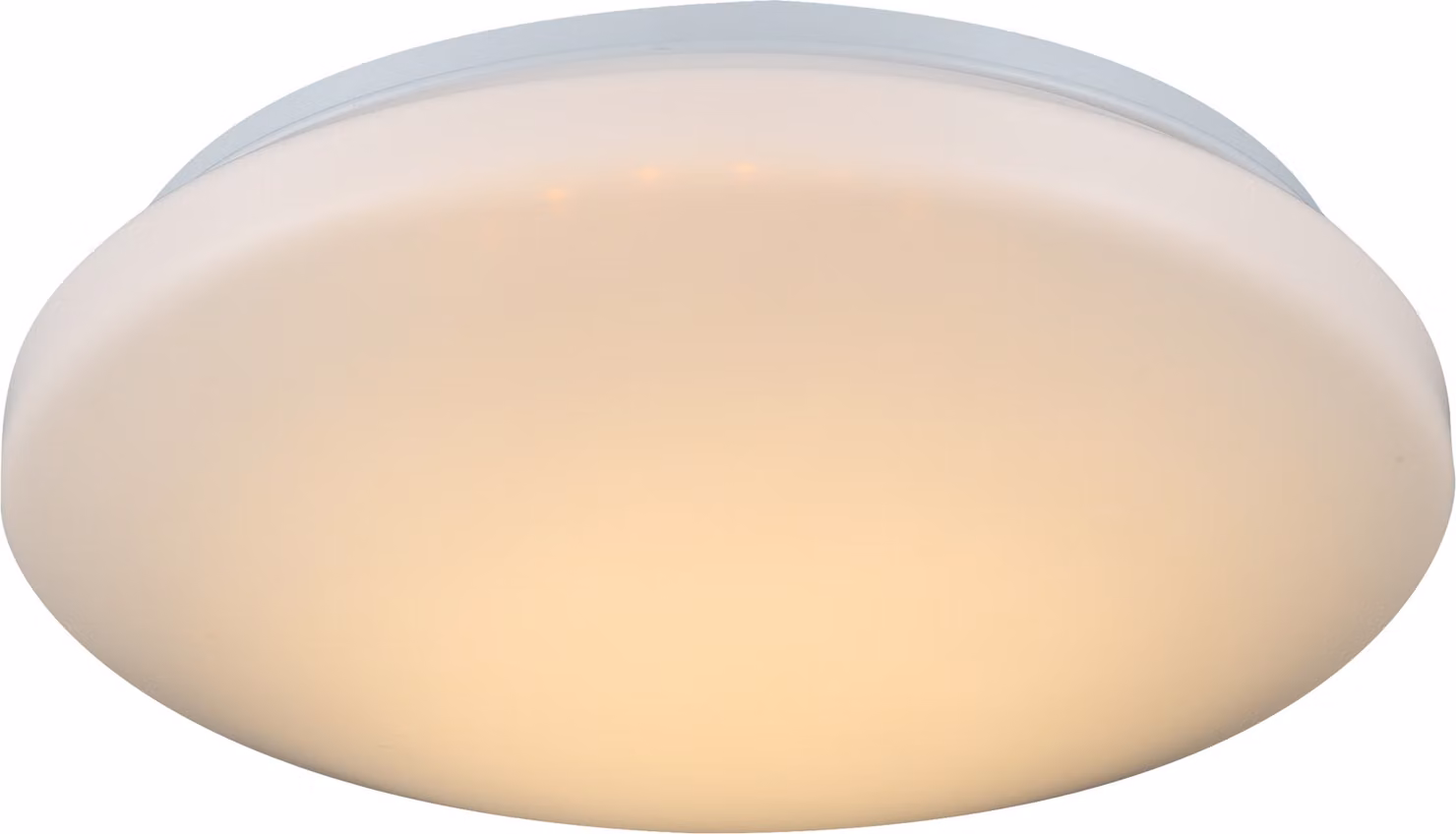 Globo Ufo I, plafoniera in plastica bianca, 1xLED; 41642