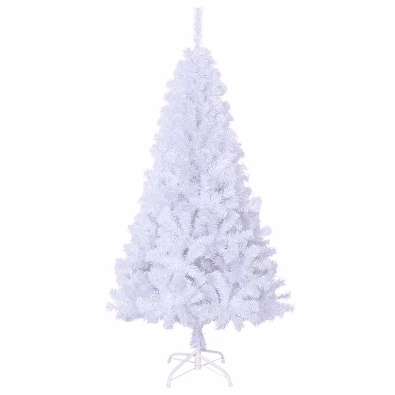 Maison Exclusive - Albero di Natale artificiale con rami spessi, bianco, 150 cm, PVC