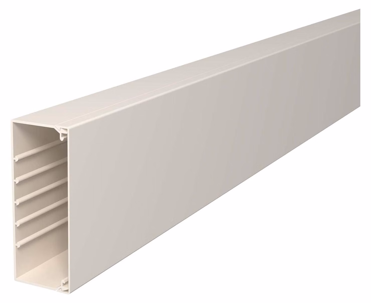 Canale a parete e a soffitto OBO Bettermann da 2 metri con copertura, WDK60150CW 6021883