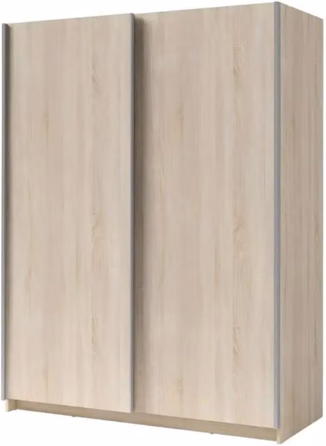 Armadio 2 porte scorrevoli - Collezione GOZU - Colore quercia sonoma - 150 x 198 x 62 cm