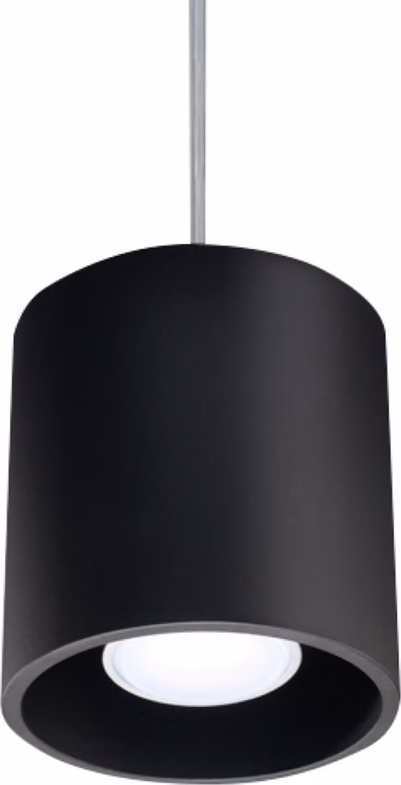 Lampada a sospensione AMERO GU10 Alluminio nero LUMILO