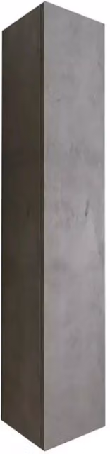 Mobile da bagno sospeso Meublorama collezione BURA con anta, colore grigio opaco