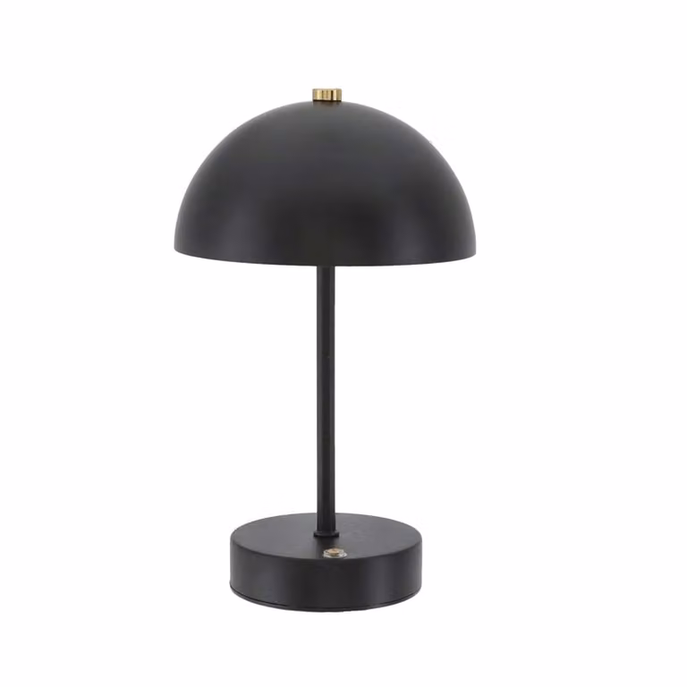 Lampada da tavolo a LED ricaricabile con funzione touch, lampada da comodino in metallo nera, lampada da tavolo con 3 tonalità di bianco, dimmerabile, lampada da scrivania, lampada da notte, lampada da lettura