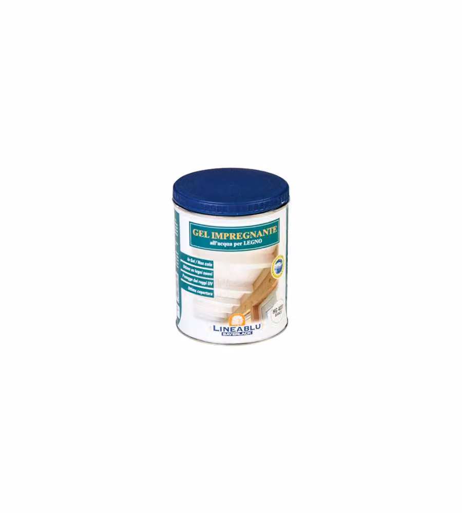 Sayerlack Blu Gel Impregnante all'Acqua per Legno - Bianco - 750 ml