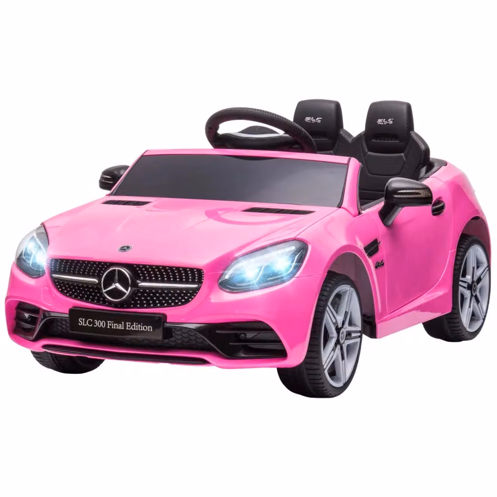 Auto elettrica Mercedes zephmum rosa con telecomando e luci LED L/P/H: 107 x 62.5 x 44 cm – 2