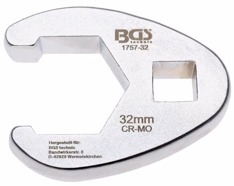 BGS Chiave quadra 12,5 mm (1/2") SW 32 mm - 1757-32