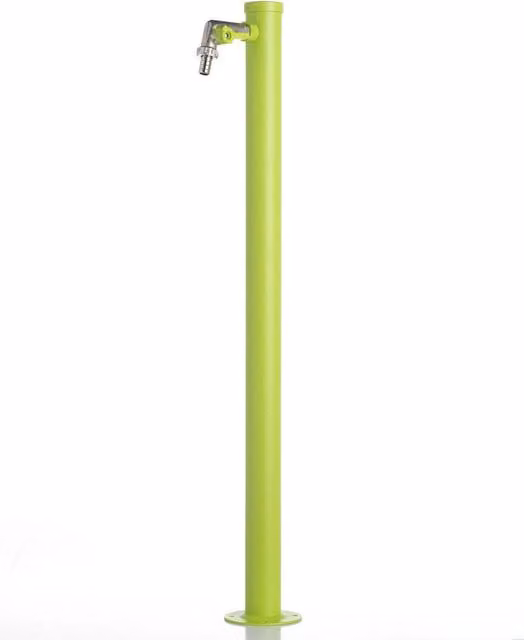 Fontana da Giardino con Rubinetto Belfer 42/SR in Metallo Verde Acido