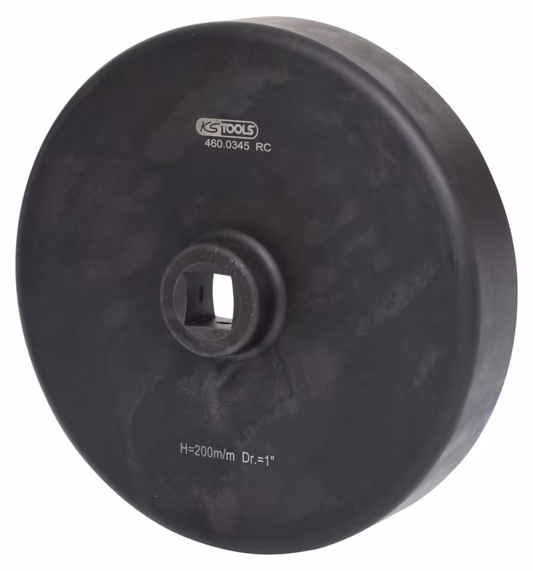KS TOOLS 1" Chiave per dadi asse esagonale corta 200 mm - 460.0345