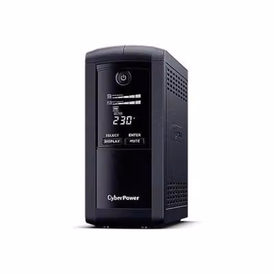CyberPower VP1000EILCD Gruppo di Continuità (UPS) a Linea Interattiva 1 kVA 550 W Nero con 6 Prese AC e Connettività USB/Ethernet – 2
