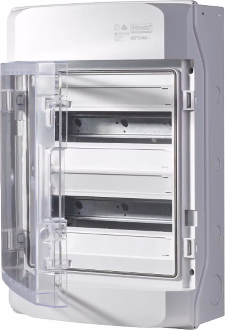 Distributore F-tronic FR AP 24TE, 2 file, IP65, PS, sistema di ventilazione integrato, 465x310x150 mm, 1 pz.