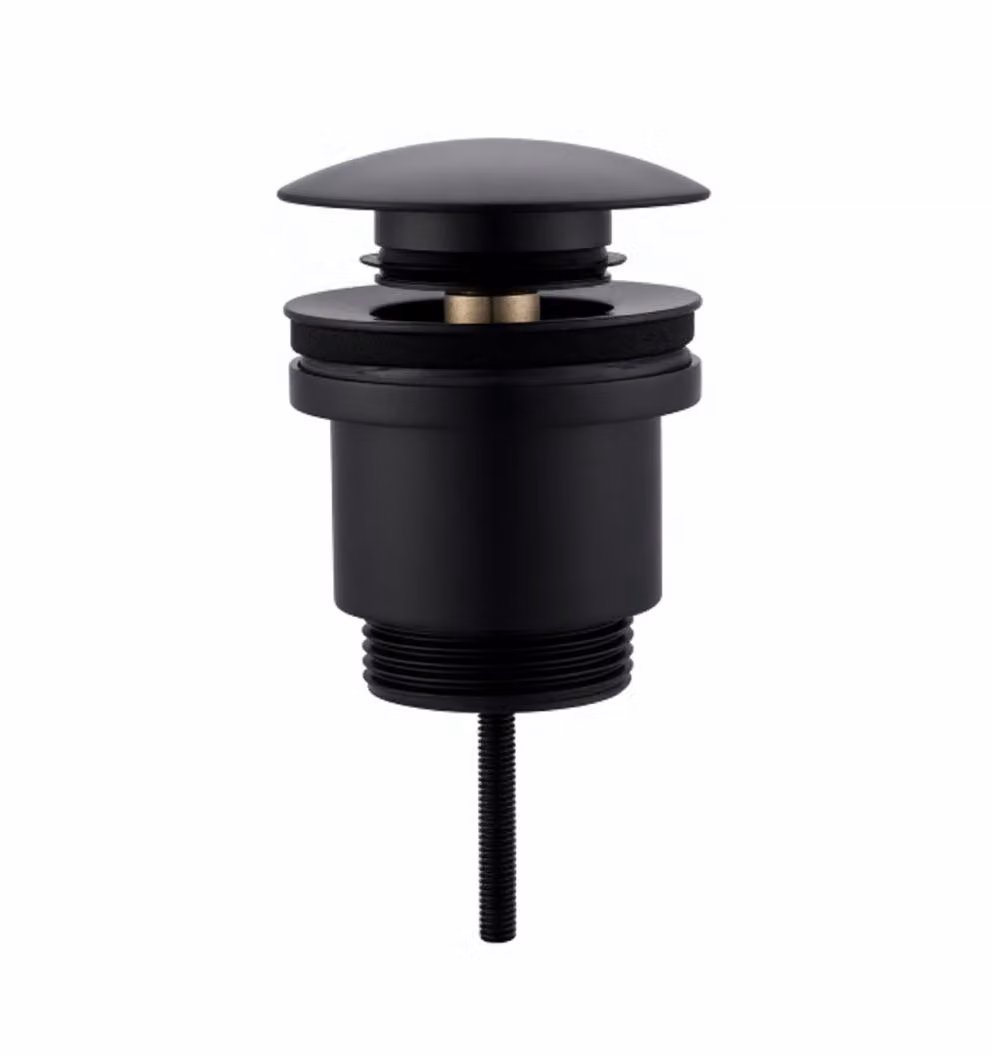 Piletta click-clack universale in ottone GIULY - Nero Opaco