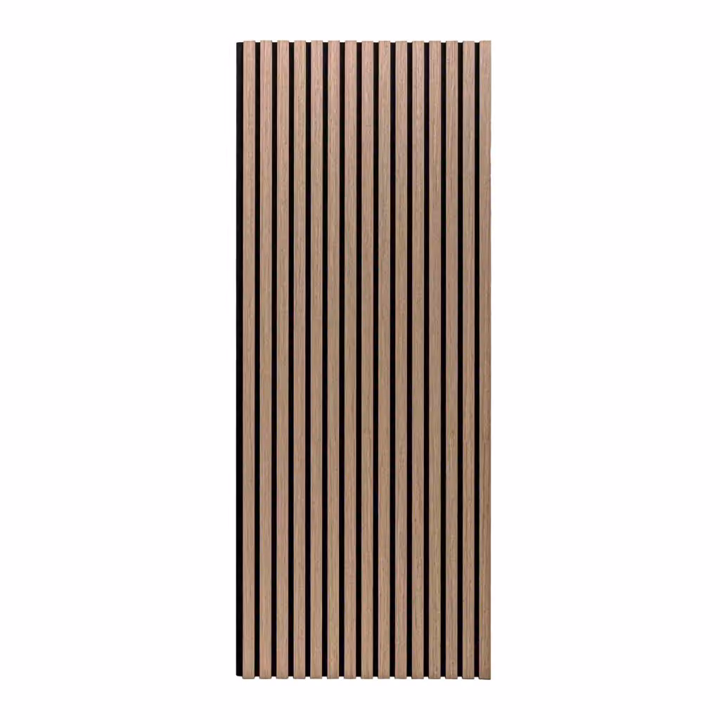 Mozart - Set di 2 pannelli fonoassorbenti decorativi in legno effetto legno, marrone, H: 235 cm, L: 60 cm – 2