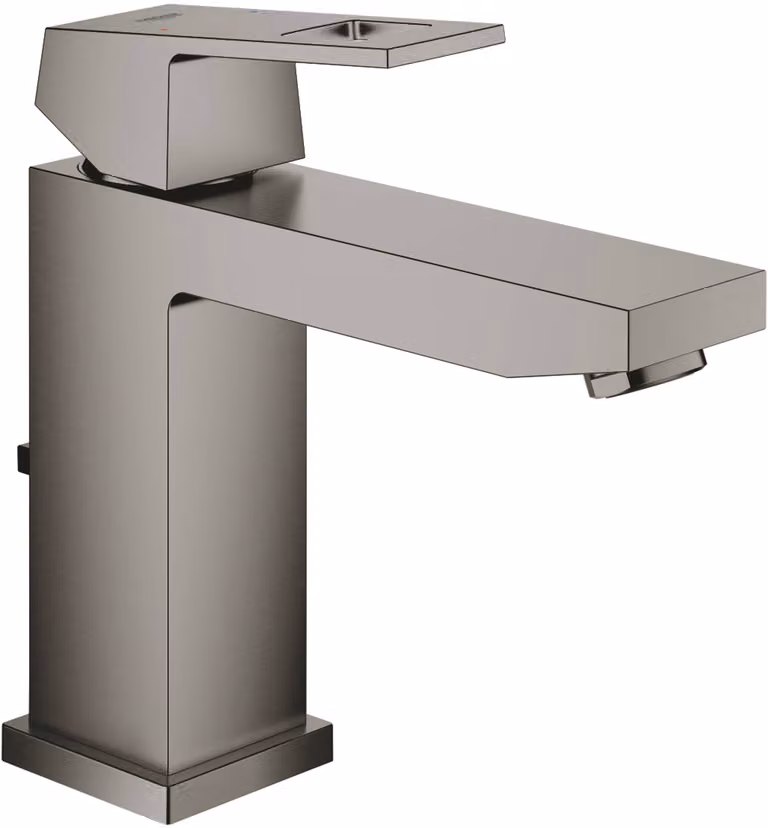 Grohe Eurocube Mitigeur monocommandé pour lavabo, M-Size, vidage à tirette, saillie 133mm, 23445AL0, 23445AL0
