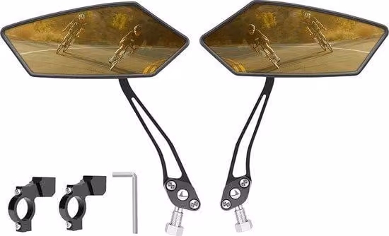 Specchietto retrovisore per bicicletta Famanu - Regolabile a 360° -
