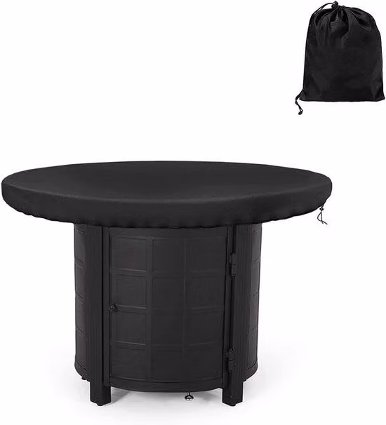 Copertura per braciere - impermeabile e resistente ai raggi UV - Ø 80 cm - nero